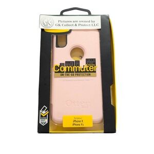 R7N Phone Case for Apple iPhone‎ XS / X In Light Pink By Ottorbox Commuter Model